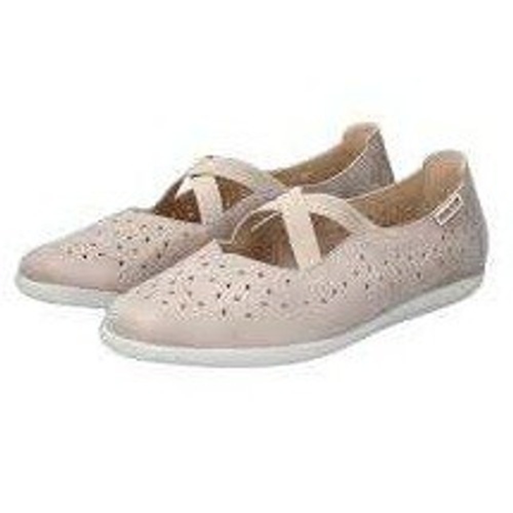 Mephisto Size 8.5 Karla Perf‎ Flats Air-Jet Laser Cut Crisscross Strap Leather